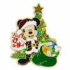 Disney Holiday Pin - Santa Mickey Mouse With Christmas Tree