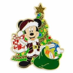 Disney Holiday Pin - Santa Mickey Mouse With Christmas Tree
