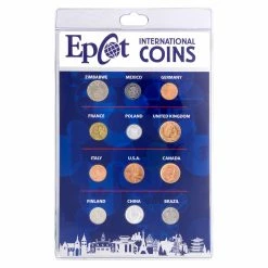 Disney Coin Set - Epcot International Coins - Walt Disney World