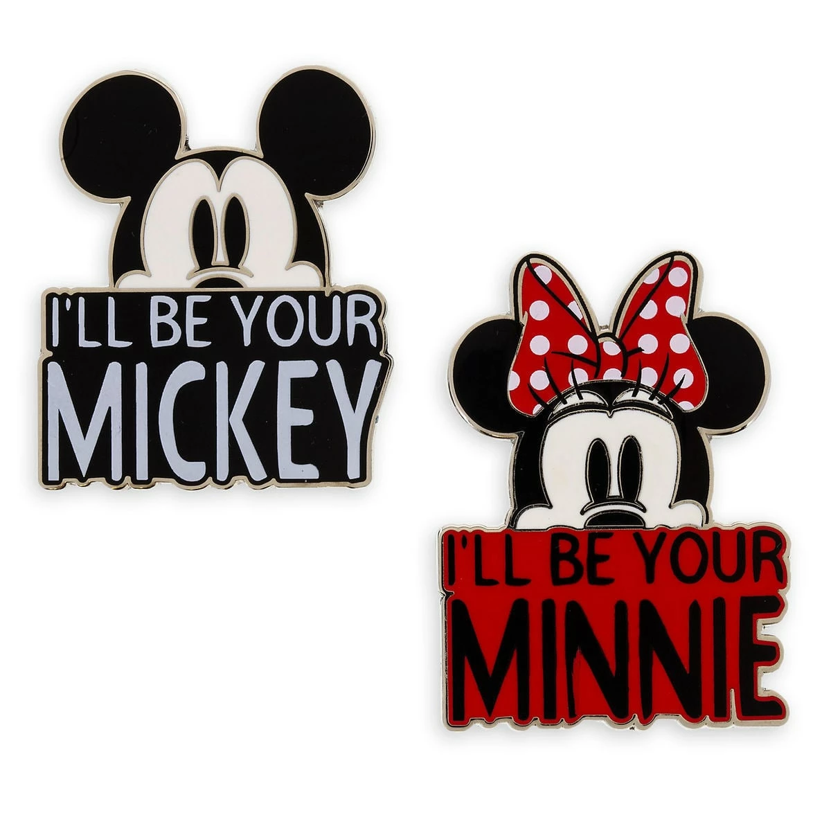Disney Pin Set - I'll Be Your Mickey, I'll Be Your Minnie 3 Disney Pin Set - I'll Be Your Mickey, I'll Be Your Minnie