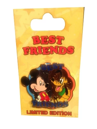 Disney Best Friends Pin - Mickey Mouse And Pluto 3 Disney Best Friends Pin - Mickey Mouse And Pluto