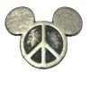 Disney Pocket Token Coin - Piece Of Magic - Peace Love Mickey