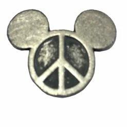Disney Pocket Token Coin - Piece Of Magic - Peace Love Mickey