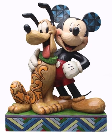 Disney Jim Shore Figurine - Mickey And Pluto - Best Pals 3 Disney Jim Shore Figurine - Mickey And Pluto - Best Pals