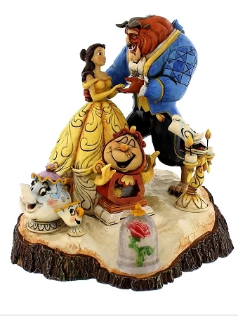 Disney Jim Shore Figurine - Beauty And The Beast - Tale As Old As Time 3 Disney Jim Shore Figurine - Beauty And The Beast - Tale As Old As Time