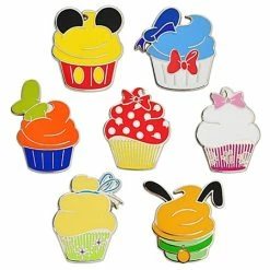 Disney Character Cupcake Pin Set - 7-Pc.