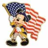 Disney Mickey Mouse Pin - American Flag -Art Print Sales 400002518129