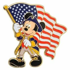 Disney Mickey Mouse Pin - American Flag