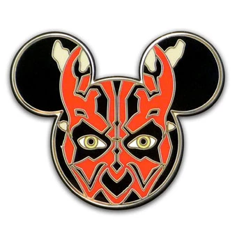 Disney Star Wars Pin - Mickey Mouse Icon - Darth Maul 3 Disney Star Wars Pin - Mickey Mouse Icon - Darth Maul