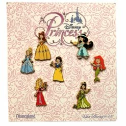Disney Princess Pin Set - Little Princess Mini Set - 7 Pins