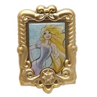 Disney Princess Pin - Rapunzel Watercolor Filigree 3 Disney Princess Pin - Rapunzel Watercolor Filigree