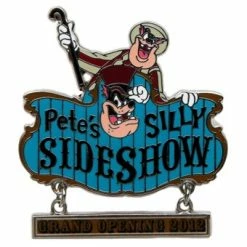 Disney New Fantasyland Pin - Pete's Silly Sideshow 2012 Grand Opening - LE