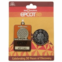 Disney Epcot 30th Anniversary Pin - Medal And Pin