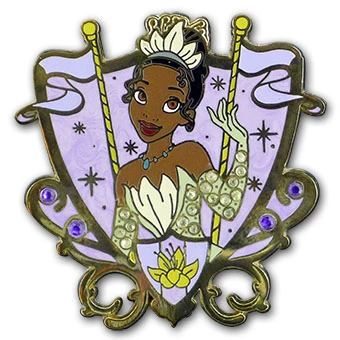 Disney Princess Pin - Princess Tiana Jeweled 3 Disney Princess Pin - Princess Tiana Jeweled