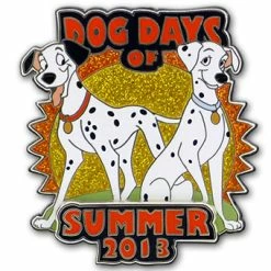 Disney Dog Days Of Summer Pin - 2013 Pongo And Perdita - LE