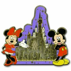 Disney Maze Pin - Mickey And Minnie Castle
