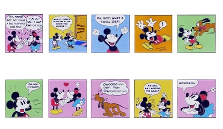 Disney Mystery Pin Set - Mickey Mouse Comic Strip - 2 Random 3 Disney Mystery Pin Set - Mickey Mouse Comic Strip - 2 Random