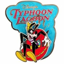 Disney Typhoon Lagoon Water Park Pin - Goofy On Raft