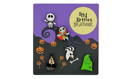 Disney Booster Pin Set - Nightmare Before Christmas - Itty Bitties 3 Disney Booster Pin Set - Nightmare Before Christmas - Itty Bitties