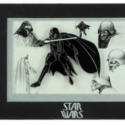 Disney Star Wars Weekends - 2014 Jumbo Vader Pin With Mini-Print