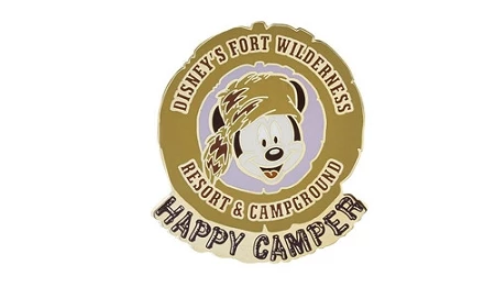 Disney Wilderness Lodge Pin - Mickey Mouse - Happy Camper 3 Disney Wilderness Lodge Pin - Mickey Mouse - Happy Camper