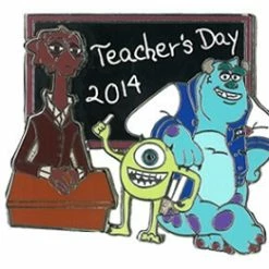 Disney Teacher Day Pin - 2014 National Teacher Day - MU