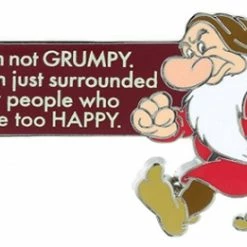 Disney Grumpy Pin - Grumpy - I'm Not Grumpy
