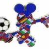 Disney Mickey Mouse Pin - Multi-Country Mickey Soccer Player