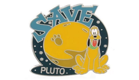 Disney Pluto Pin - Save Pluto 3 Disney Pluto Pin - Save Pluto