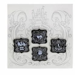 Disney Booster Pin Set - Magic Kingdom Attractions - 4 Pins