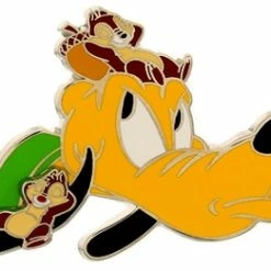 Disney Pluto Pin - Pluto With Chip & Dale