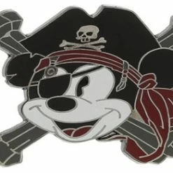 Disney Mickey Mouse Pin - Pirate Mickey Cross-Bones