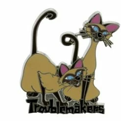 Disney Lady And The Tramp Pin - Si And Am - Trouble Makers