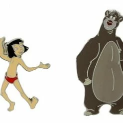 Disney Jungle Book Pin - Baloo And Mowgli