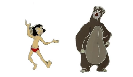 Disney Jungle Book Pin - Baloo And Mowgli 3 Disney Jungle Book Pin - Baloo And Mowgli
