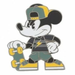 Disney Mickey Mouse Pin - Skateboard Mickey