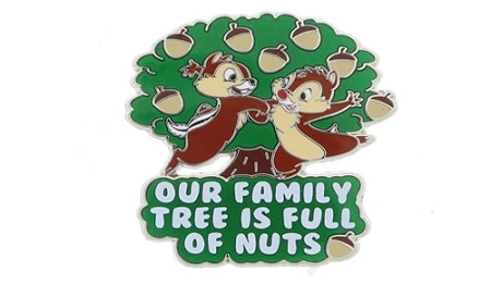 Disney Chip & Dale Pin - Our Family Tree Is Full Of Nuts 3 Disney Chip & Dale Pin - Our Family Tree Is Full Of Nuts