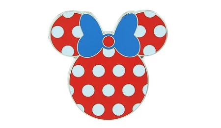 Disney Minnie Mouse Pin - Minnie With Blue Bow 3 Disney Minnie Mouse Pin - Minnie With Blue Bow