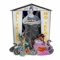 Disney Villains Pin - All Tricks, No Treats - Hades, Pain, And Panic