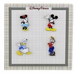 Disney Booster Pin Set - Classic Mickey And Friends Characters