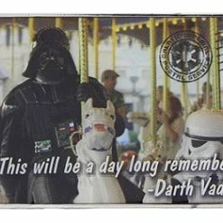 Disney Star Wars Pin - Darth Vader On A Carousel