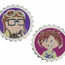 Disney Pixar's UP Pin - Carl And Ellie As Kids