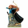 Disney Jim Shore Figurine - Merida - A Brave Princess -Art Print Sales 6811101040926