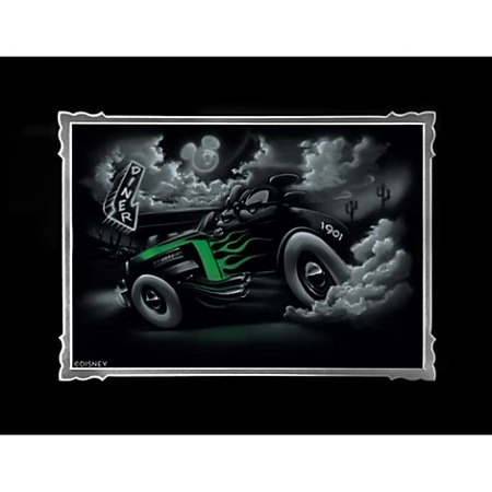 Disney Art Print - Mickey Mouse - Out For A Cruise With My Girl 2 Disney Art Print - Mickey Mouse - Out For A Cruise With My Girl