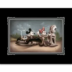Disney Art Print - Mickey And Minnie Mouse - Service With A Smile