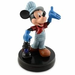 Disney Medium Figure Statue - Mickey Mouse Train Engineer