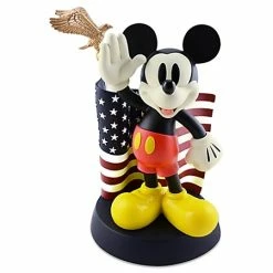 Disney Medium Figure Statue - Flag Mickey Mouse Salutes