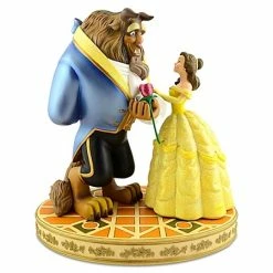 Disney Medium Figure Statue - Beauty And The Beast - Belle & Beast