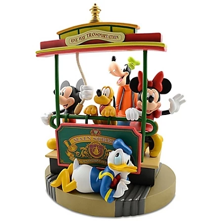 Disney Medium Figure - Main Street Trolley - Mickey Mouse And Friends 3 Disney Medium Figure - Main Street Trolley - Mickey Mouse And Friends