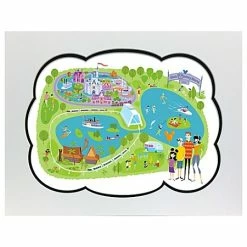 Disney Shag Map - 40th Anniversary Walt Disney World Map Deluxe Print
